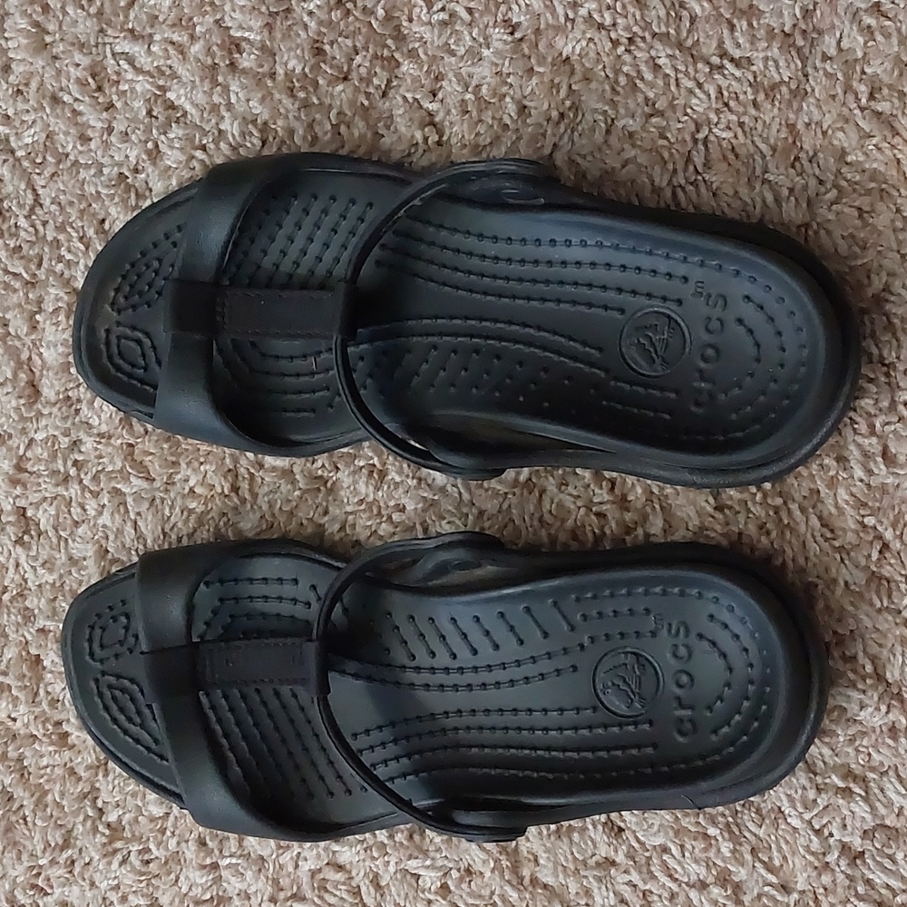 Cross black Sandals